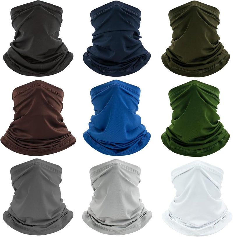 Cisnocr Cooling Neck Gaiter for Men Women Gator Face Mask Scart Cover Fishing Motorcycle Breathable Sun Protection Balaclava Bandana - Image 1